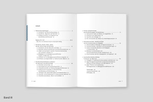 doppelinnenseite – inhaltsverzeichnis von band III