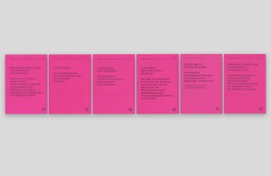 Magentafarbene Covers der Bände 1-6