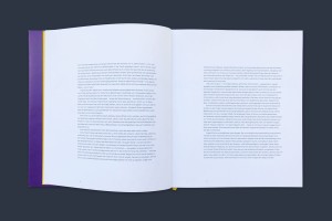Doppelinnenseite – Textseiten deutsch, Fließtext in Absätzen