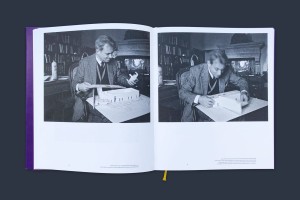 Doppelinnenseite – links und rechts: querformatiges SW-Foto, darunter Bildlegenden
