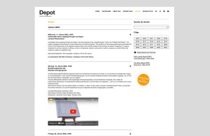 Depot Website Archiv