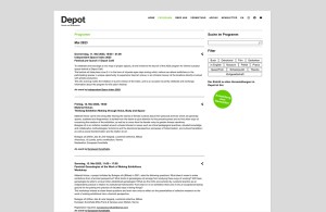 Depot Website Programm