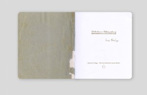 Schmutztitel des Gartenbau- und Obstverwertungshefts meiner Großmutter von 1919