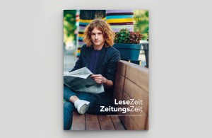 Alternativer Coverentwurf für den Unterrichtsbehelf »Lesezeit – Zeitungszeit« von mischa – Medien in Schule und Ausbildung