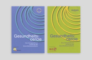 Einladung und Programm (Vorderseiten) für den Wiener Gesundheitscercle 2008 umd 2009, eine Vortragsreihe zur Förderung des Gesundheitsbewusstseins veranstaltet von EURAG