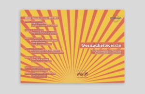 Einladung und Programm (Vorderseite) für den Wiener Gesundheitscercle 2010 (Vorder- und Rückseite), eine Vortragsreihe zur Förderung des Gesundheitsbewusstseins veranstaltet von EURAG