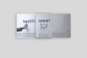 textil:mobil-Folder mit Banderole, flach liegend