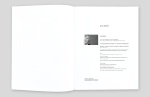 kataloginnenseiten »different eyes #1« biografie von eva kern