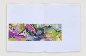 Katalog »Eva Hoppert Werke 2008–2009« Innenseiten mit künstlerischen Arbeiten