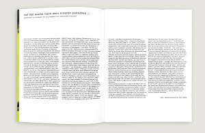 Katalog »Eva Hoppert Werke 2008–2009« Innenseite Text von Mag.a Alexandra Matzner