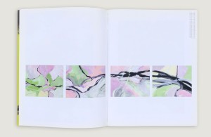 Katalog »Eva Hoppert Werke 2008–2009« Innenseiten mit künstlerischen Arbeiten