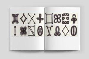 Katalog-Innenseite Regina Zachhalmel Werkgruppen, Bilddoppelseite