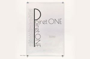 Type-specimen-plakat von nora topar zur schrift poiret one von denis masharov