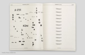 Typo-Zeitung »Kontrast« aus dem BA-Studium »Gestaltung im Kontext« an der Akademie der bildenden Künste Wien – Yvette Perez Vallarino