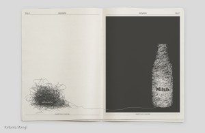 Typografie & Layout I, 2016, Typo-Zeitung »Oxymoron« aus dem BA-Studium »Gestaltung im Kontext« an der Akademie der bildenden Künste Wien – Antonia Stangl