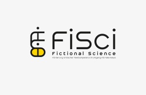 Logoentwurf für das Projekt »Fictional Science – Förderung kritischer Textkompetenz im Umgang mit Fake News«