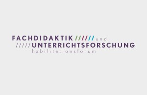 Logo für das Habilitationsforum Fachdidaktik und Unterrichtsforschung an der Uni Graz – Schriftzug