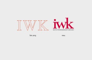 Logorelaunch für das Institut für Wissenschaft und Kunst (iwk) – Vergleich altes und neues Logo