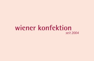Logo für das Label »wiener konfektion« der Modedesignerin Maria Fürnkranz-Fielhauer